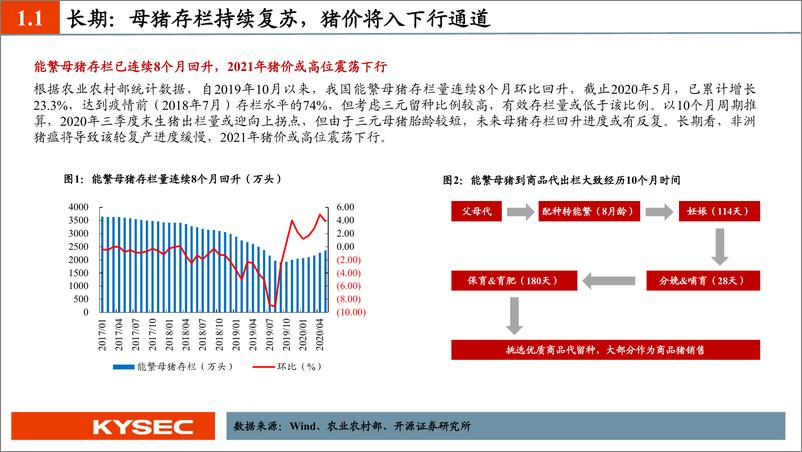 《农林牧渔行业2020年中期投资策略：猪周期后半程，农业投资机会在哪里？-20200615-开源证券-22页》 - 第5页预览图