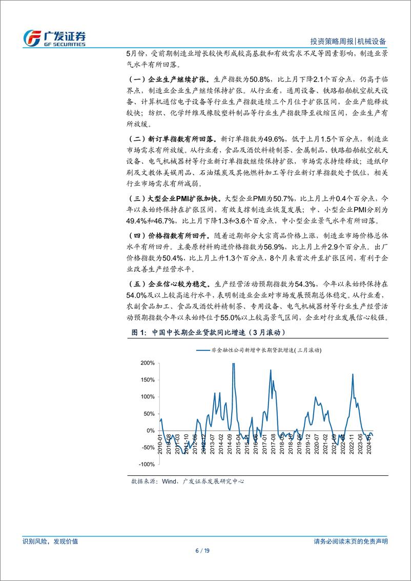 《机械设备行业：工业企业当月利润由降转增，经济继续恢复-240603-广发证券-19页》 - 第6页预览图