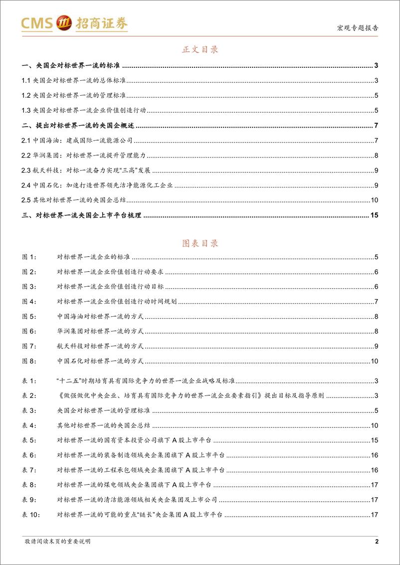 《国有资本投资公司专题研究之五：央国企如何对标世界一流-20230312-招商证券-19页》 - 第3页预览图