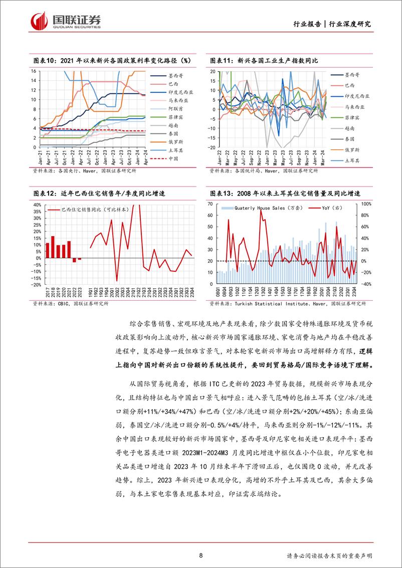 《家用电器行业：新兴市场的来路与征程-240626-国联证券-23页》 - 第8页预览图