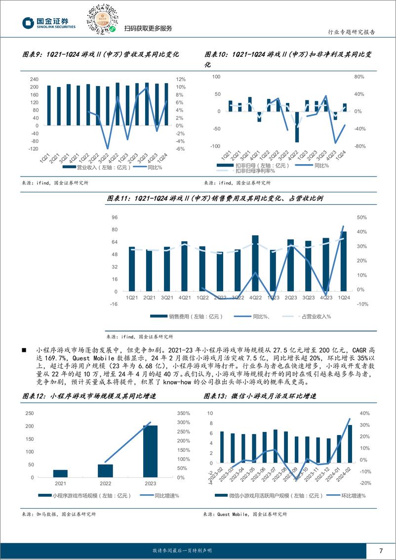 《国金证券-传媒互联网产业行业研究：基本面尚在筑底，静待业绩回升及AI落地》 - 第7页预览图