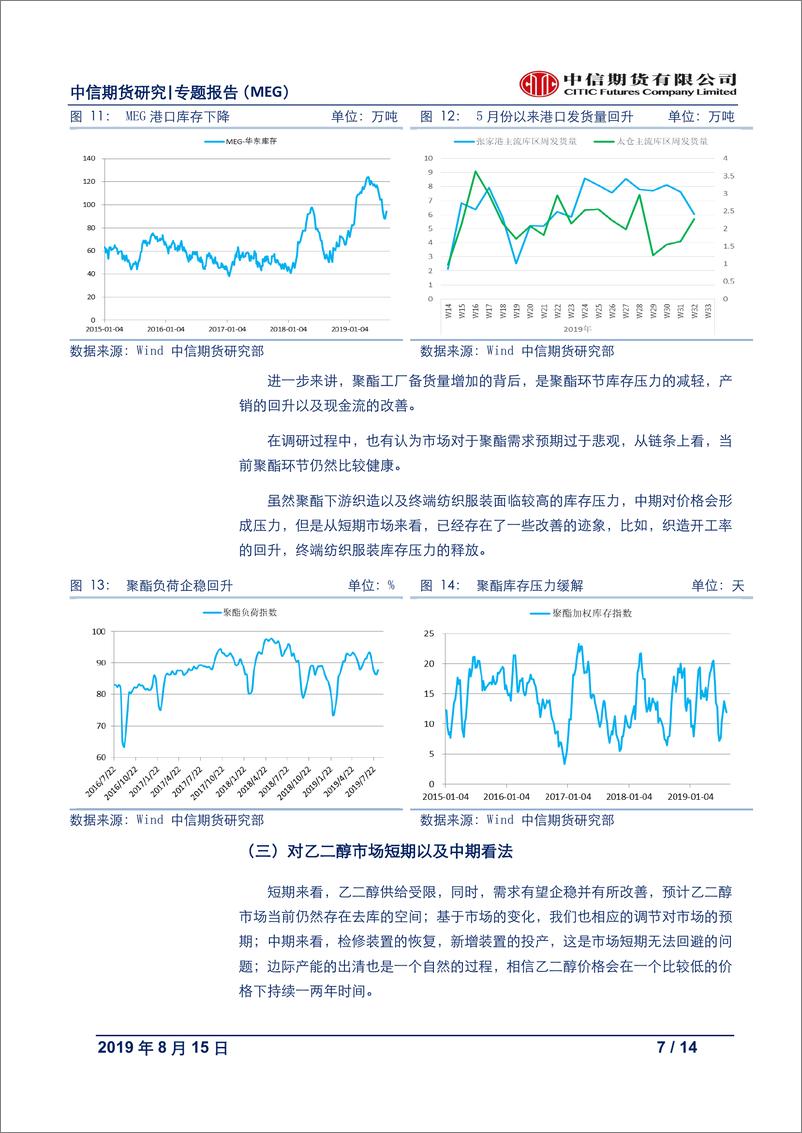 《能源化工专题报告（MEG）：短期去库，价格偏强；中期弱势格局难改-20190815-中信期货-14页》 - 第8页预览图