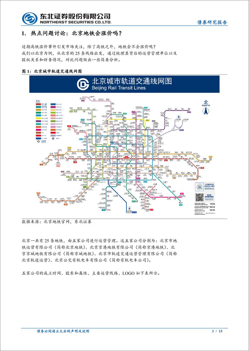 《固收专题：北京地铁票价会上涨吗？-240519-东北证券-15页》 - 第3页预览图