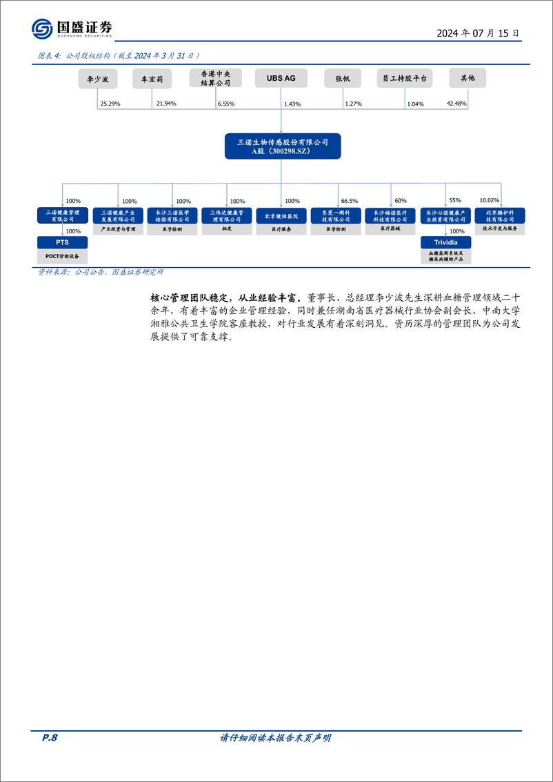 《国盛证券-三诺生物-300298-CGM开启成长新曲线，国产血糖监测龙头萌新芽》 - 第8页预览图