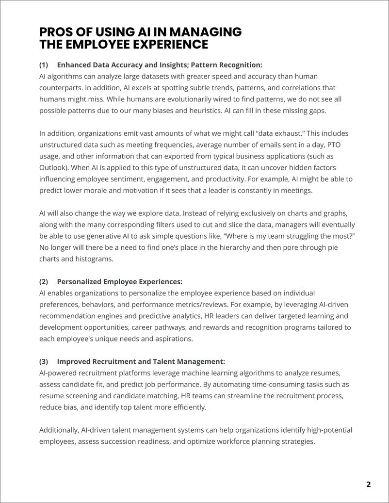 《DecisionWise_2024人工智能在员工经验测量与分析中的作用探讨报告_英文版_》 - 第3页预览图