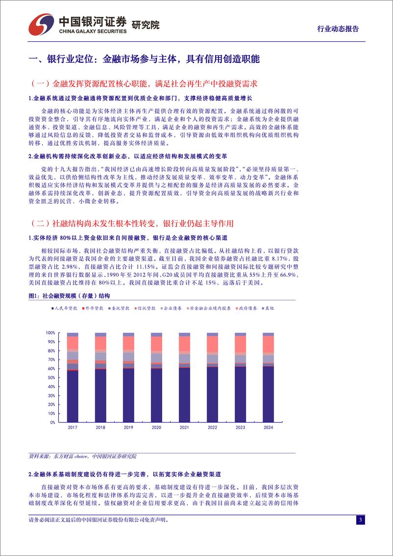 《银行业动态报告：社融信贷增速短期回落，政策空间仍存-240401-银河证券-15页》 - 第3页预览图