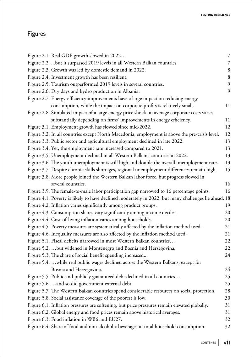 《世界银行-西巴尔干定期经济报告第23号，2023年春季：测试韧性（英）-124页》 - 第7页预览图