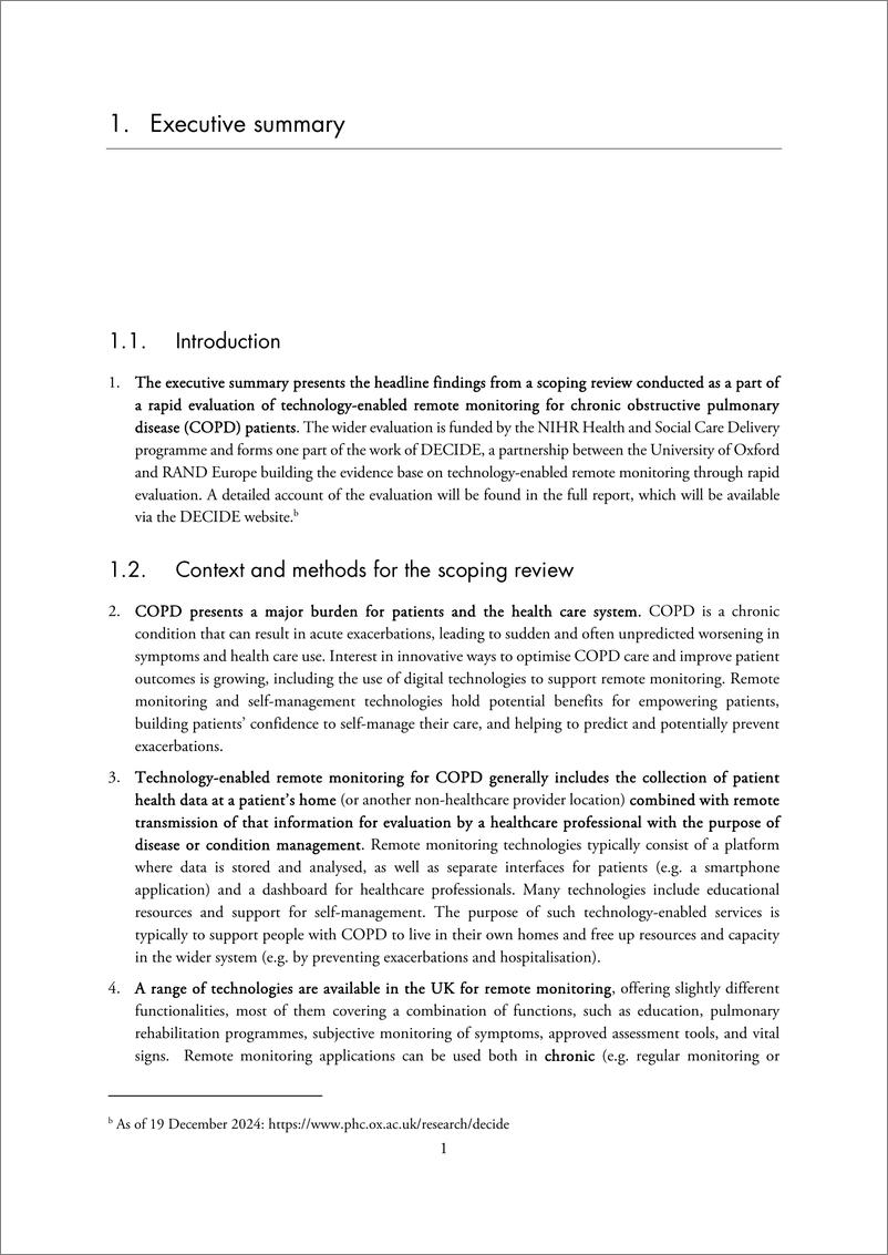 《兰德-与技术支持的慢性阻塞性肺病患者远程监测相关的证据-对已发表文献进行范围界定综述的结果（英）-2024.12 -34页》 - 第6页预览图