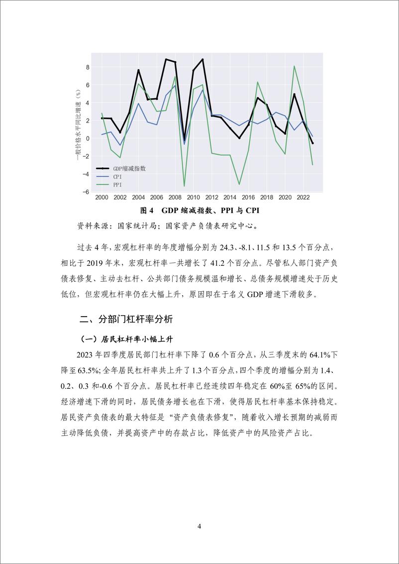 《NIFD：27-2023年度宏观杠杆率报告》 - 第8页预览图