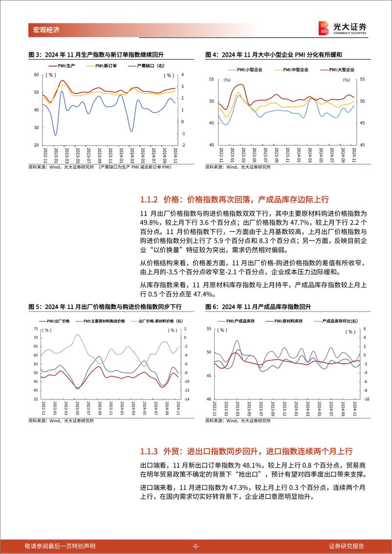 《2024年11月PMI点评兼光大宏观周报：为何PMI能连续超预期？-241130-光大证券-15页》 - 第6页预览图