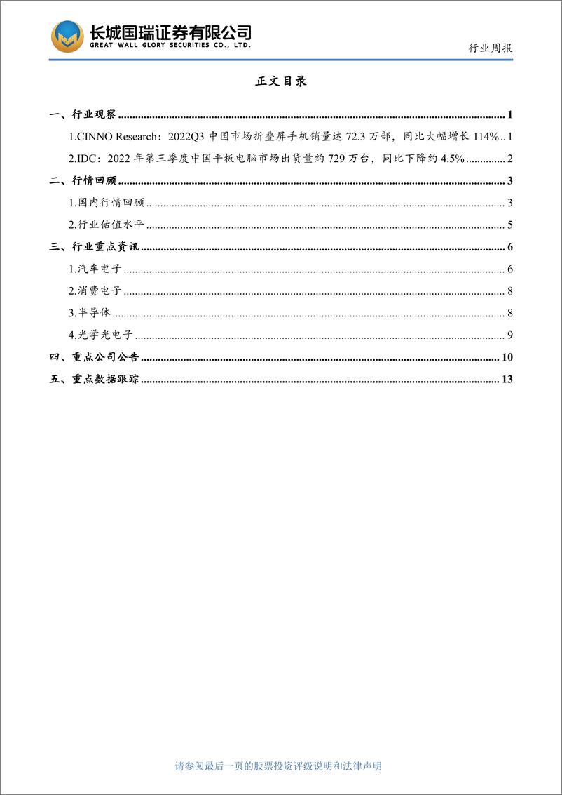 《电子行业双周报2022年第11期总第11期：虚拟现实产业站上风口，2026年总体规模将超3500亿元》 - 第3页预览图