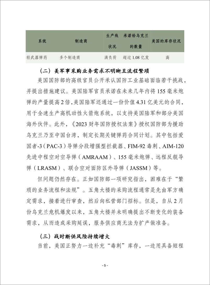 （0417）赛迪译丛：《战时环境中的空仓：美国国防工业基础的挑战》-23页 - 第6页预览图