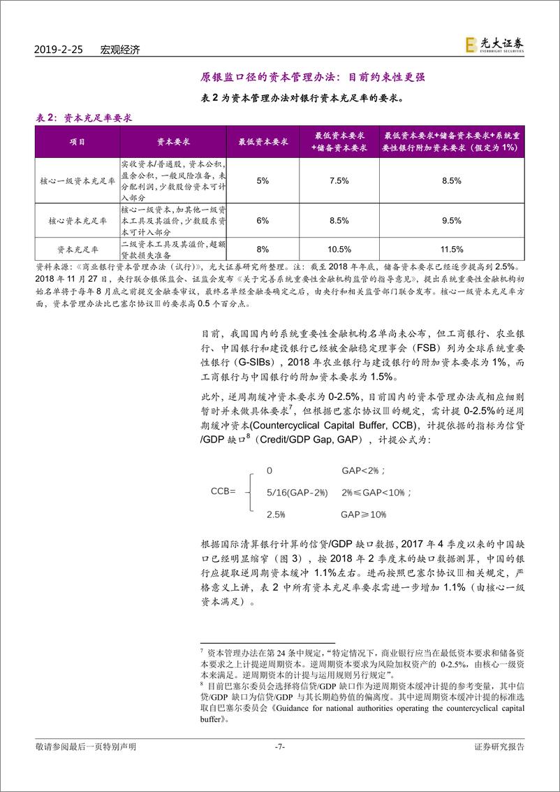 《银行资本补充压力测算：放水的半个“紧箍咒”-20190225-光大证券-18页》 - 第8页预览图