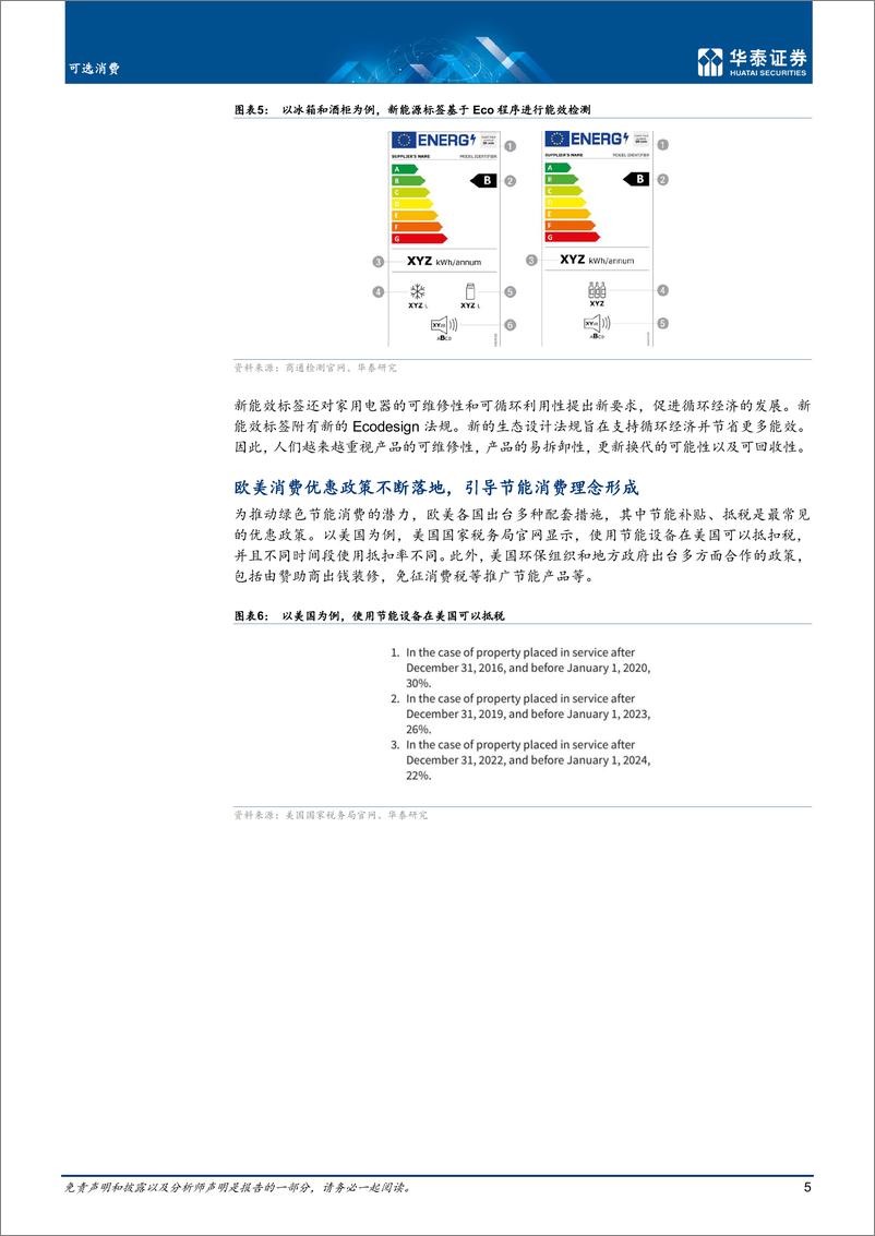 《家用电器行业专题研究： 欧洲能源危机中节能家电产业链或有变革-20220719-华泰证券-20页》 - 第6页预览图