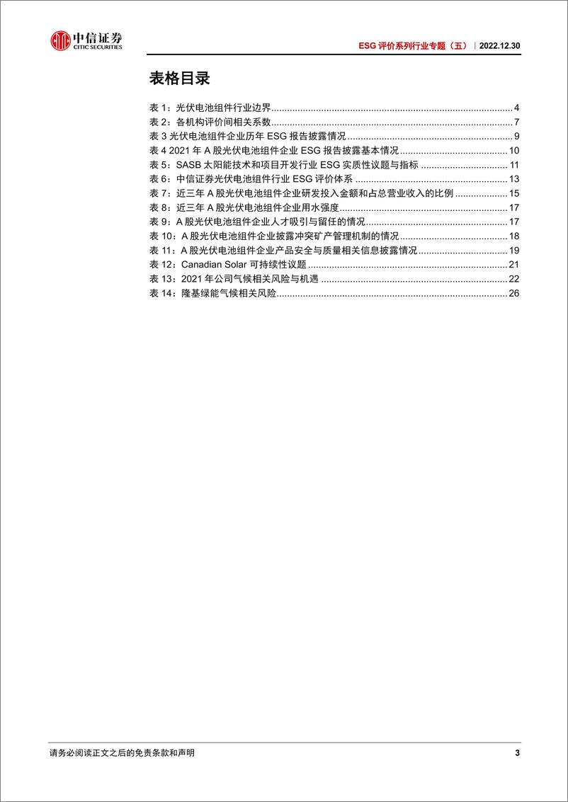 《ESG评价系列行业专题（五）：光伏电池组件行业ESG，关注绿色生产能力，防范海外贸易风险-20221230-中信证券-32页》 - 第4页预览图