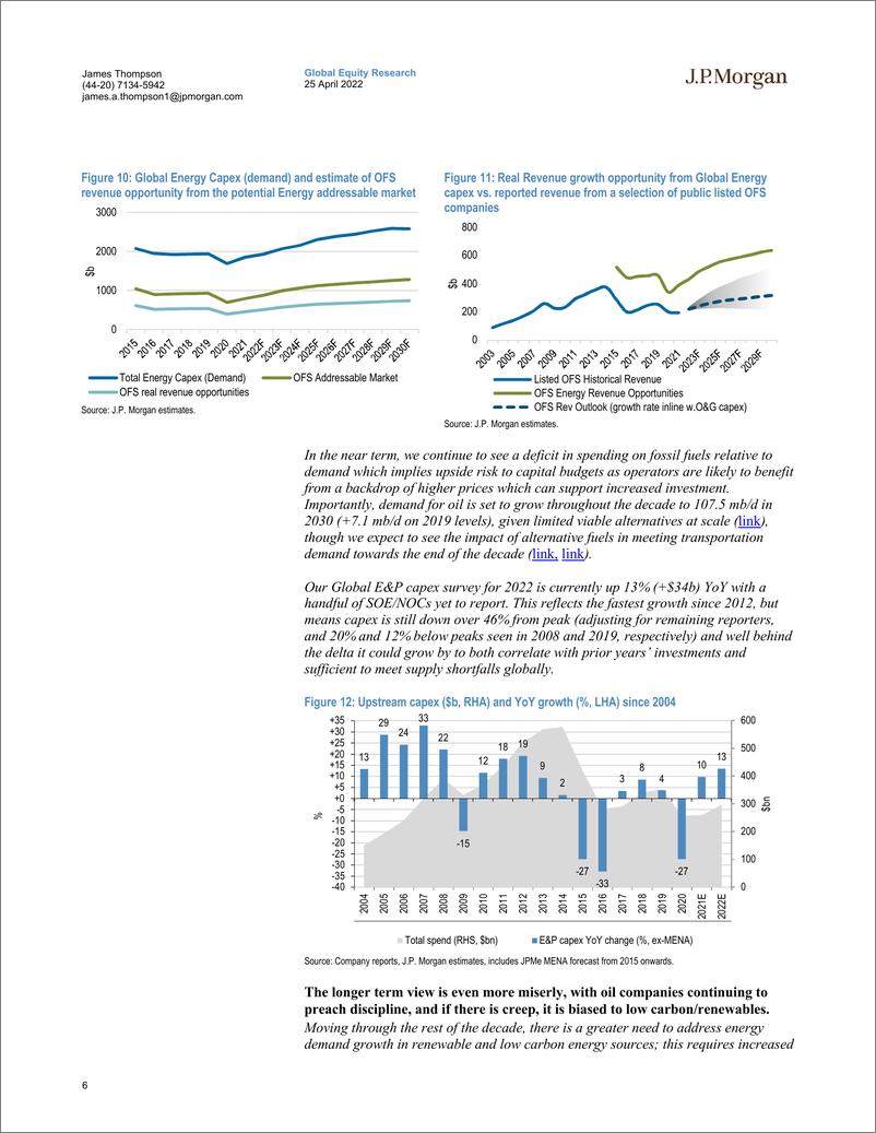 《J.P. 摩根-全球能源行业-供应短缺意味着，到2030年，整个能源价值链需要增加1.3万亿美元-2022.4.25-53页》 - 第7页预览图
