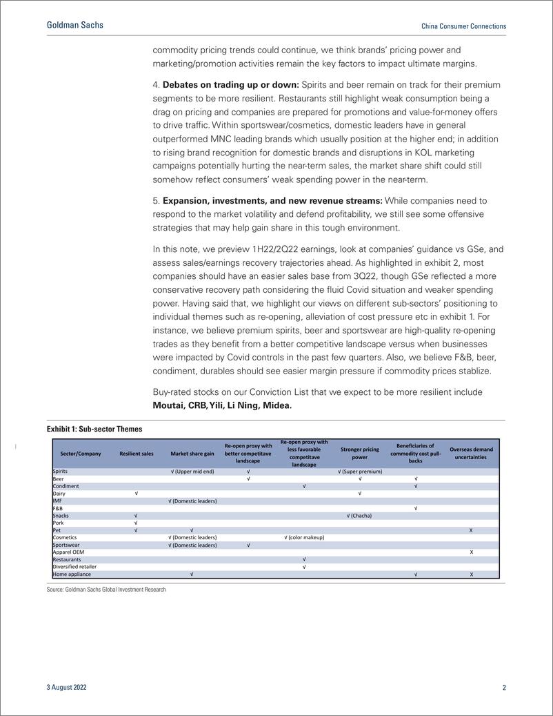 《China Consumer Connection Pulse Chec 1H22Q22 results - summaries, previews, debates and potential surprises(1)》 - 第3页预览图