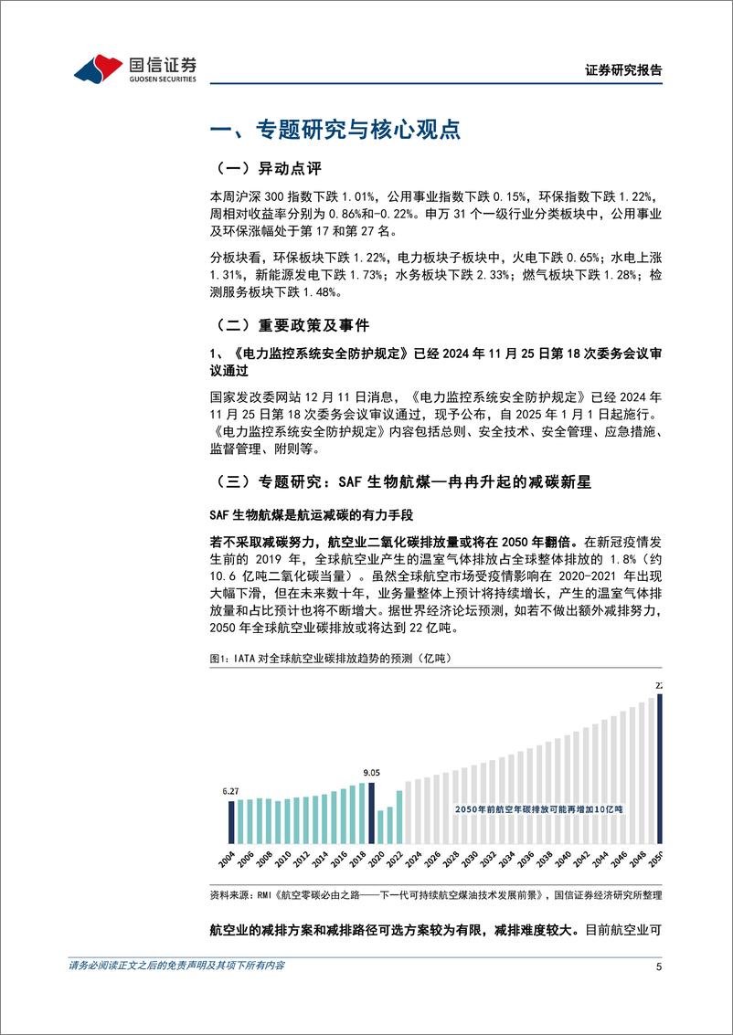 《公用环保行业202412第3期：多省开展2025年电力市场交易工作，长江电力发布2024年中期分红规划-241216-国信证券-27页》 - 第5页预览图