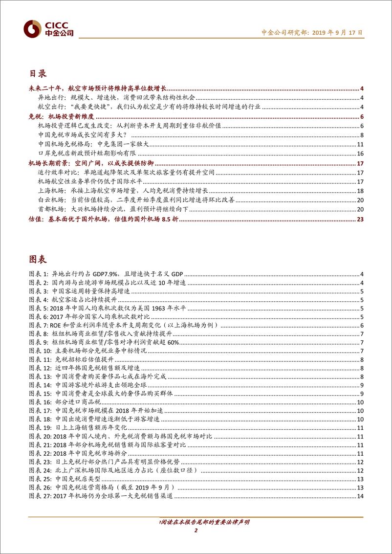 《交通运输行业：机场，免税成为新投资维度，未来成长空间广阔-20190917-中金公司-27页》 - 第3页预览图