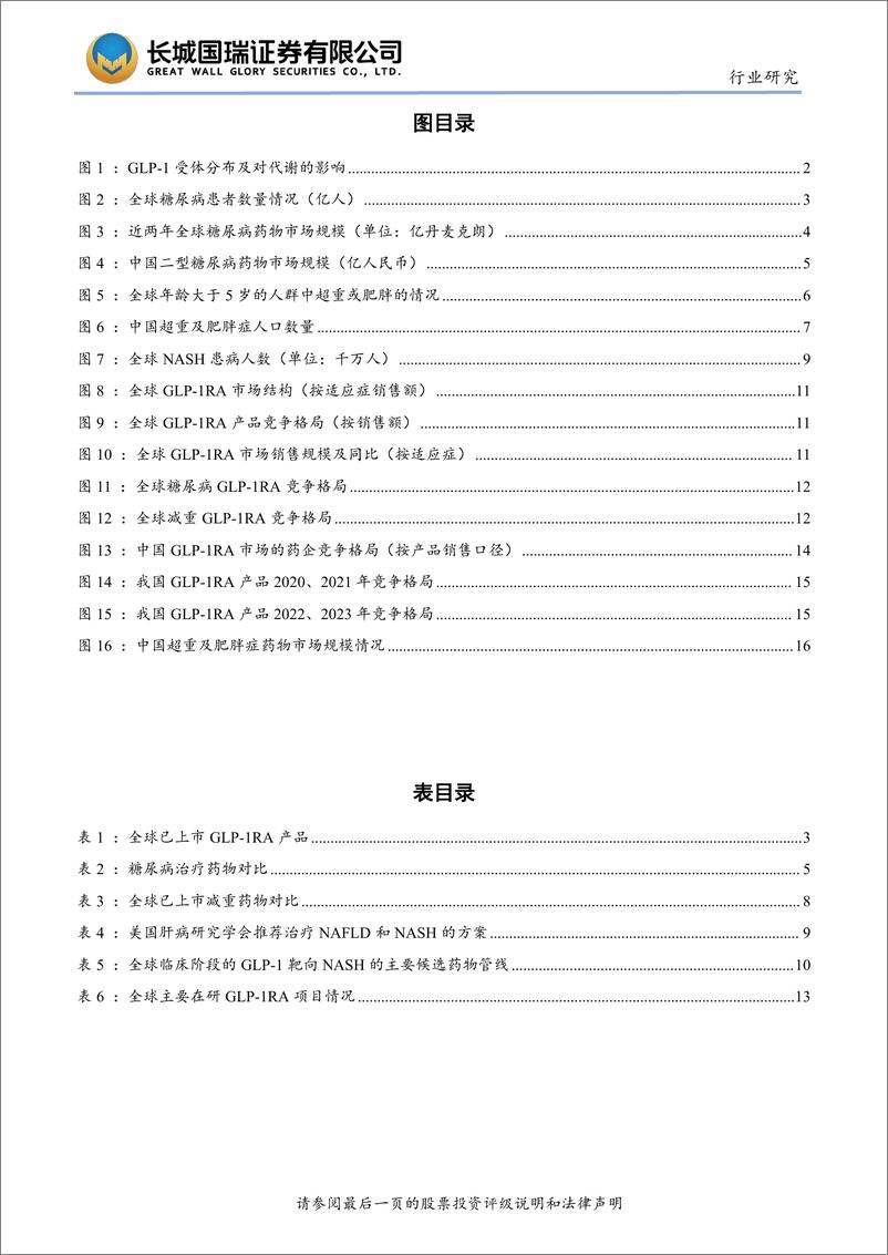 《GLP-1行业：减重GLP-1RA长效制剂在华之旅即将开启，速度为王-240315-长城国瑞证券-24页》 - 第4页预览图