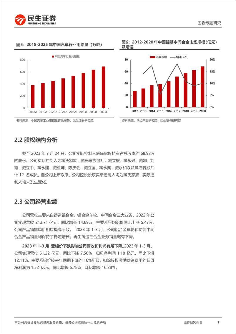 《可转债打新系列：立中转债，汽车铝合金龙头企业-20230726-民生证券-15页》 - 第8页预览图