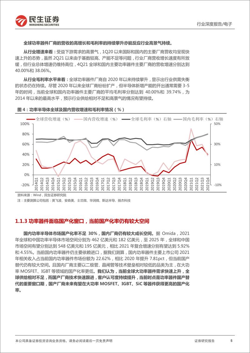 《电子行业功率器件深度报告：功率的进击，看新能源主线下国产厂商崛起之路-20220517-民生证券-35页》 - 第6页预览图