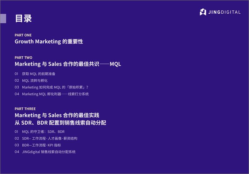 《JINGdigital：2021 B2B市场部线索孵化加速指南》 - 第4页预览图