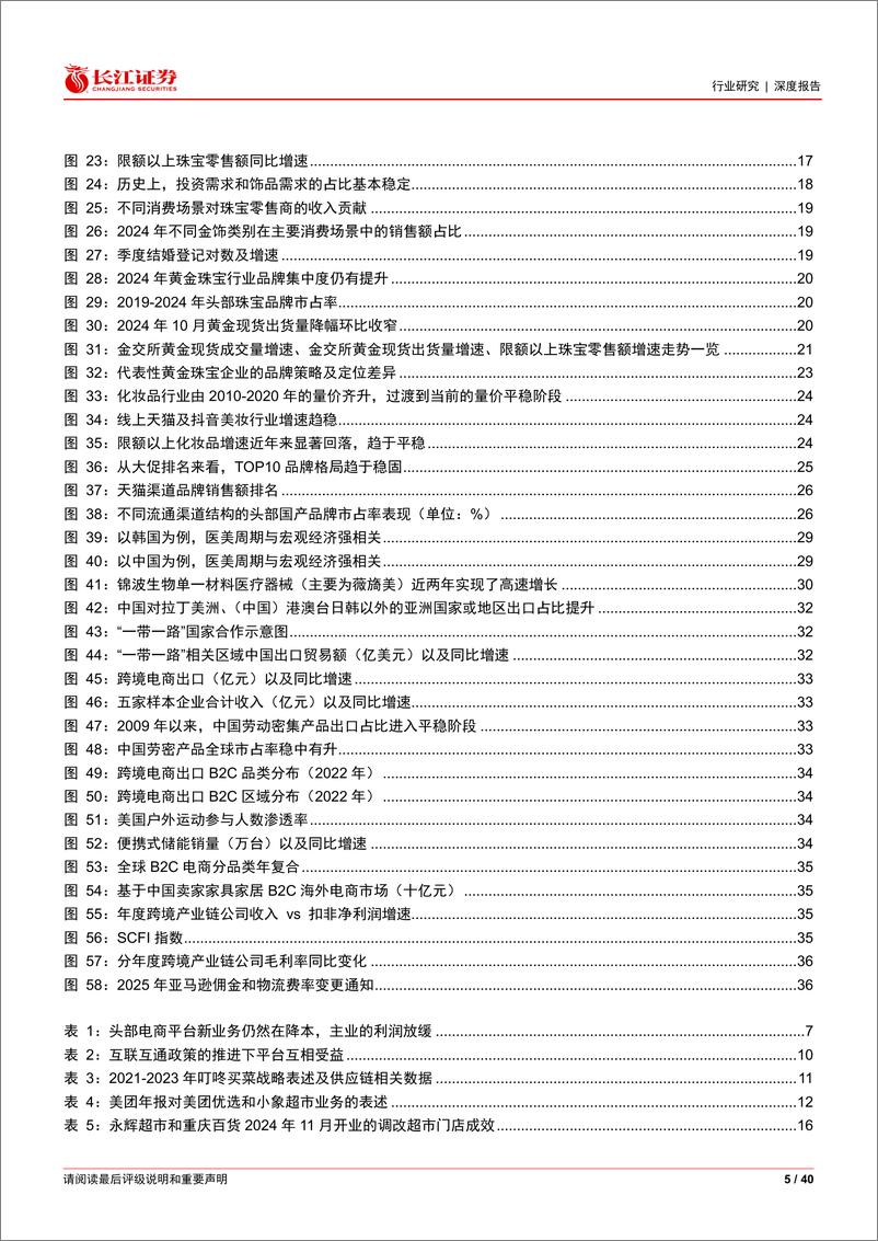 《商贸零售行业2025年度投资策略：从渠道增长迈向品牌增长-241224-长江证券-40页》 - 第5页预览图