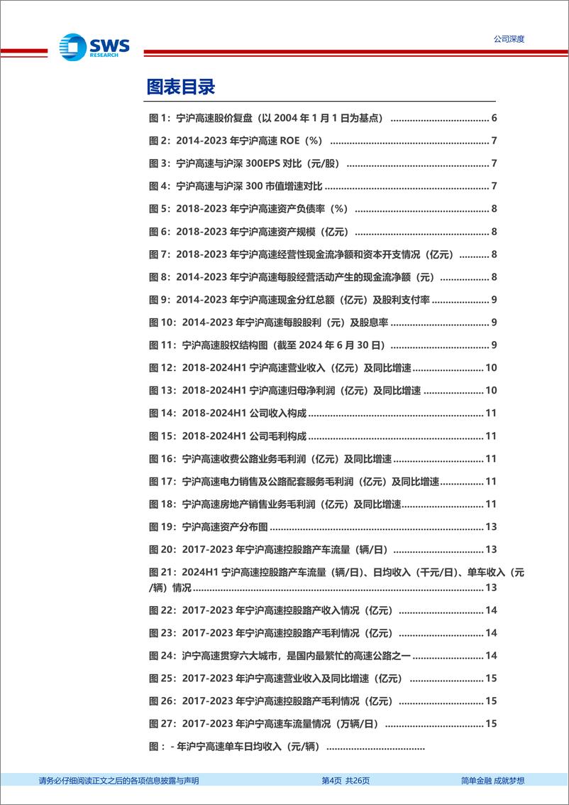 《宁沪高速(600377)优质线位尽享区域一体化红利，主业与多元化协同双增-241220-申万宏源-26页》 - 第4页预览图