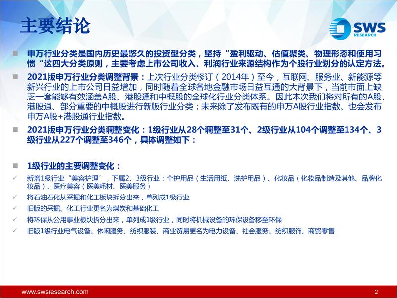 《行业分类标准（2021版）-20210622-申万宏源-32页》 - 第2页预览图