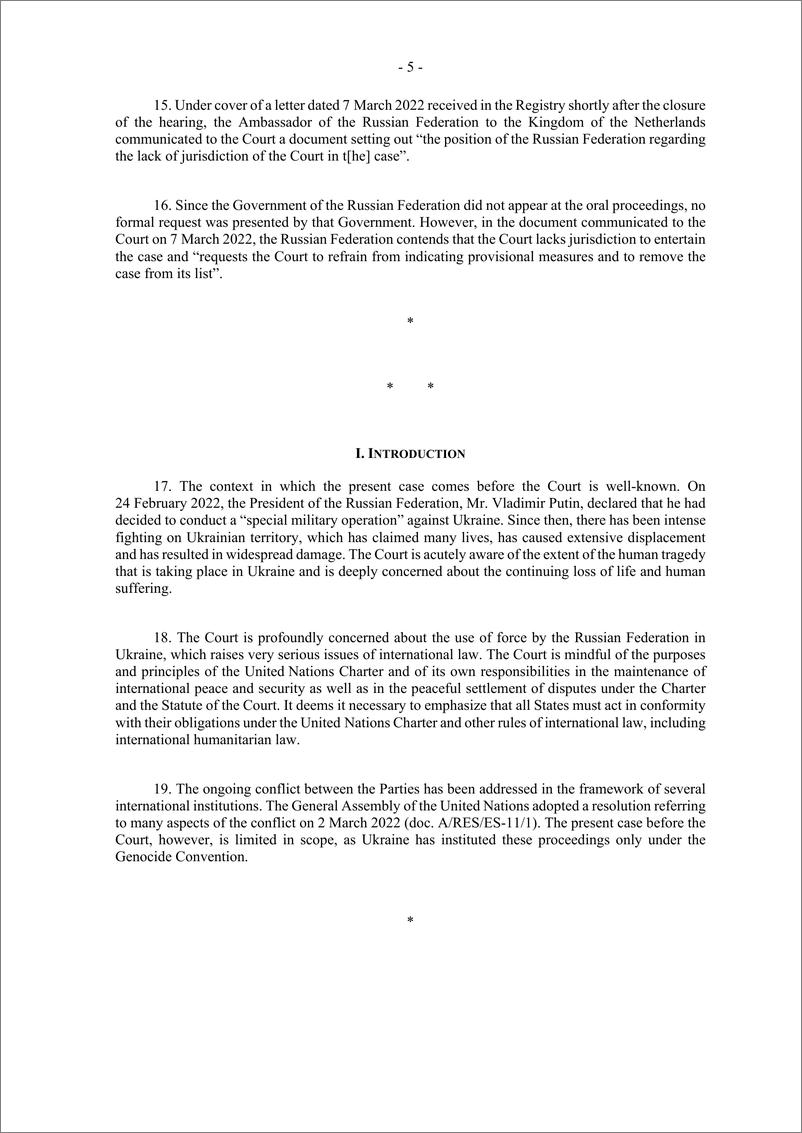 《联合国国际法院乌克兰诉俄罗斯案判决书（英）-2022.3.16-22页》 - 第8页预览图