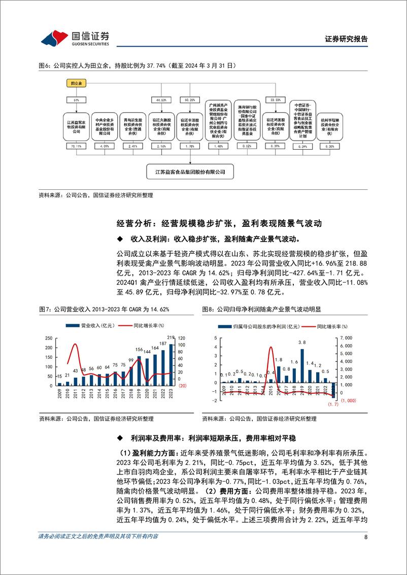 《益客食品(301116)肉鸭肉鸡双产业链布局的禽屠宰加工企业-240703-国信证券-31页》 - 第8页预览图