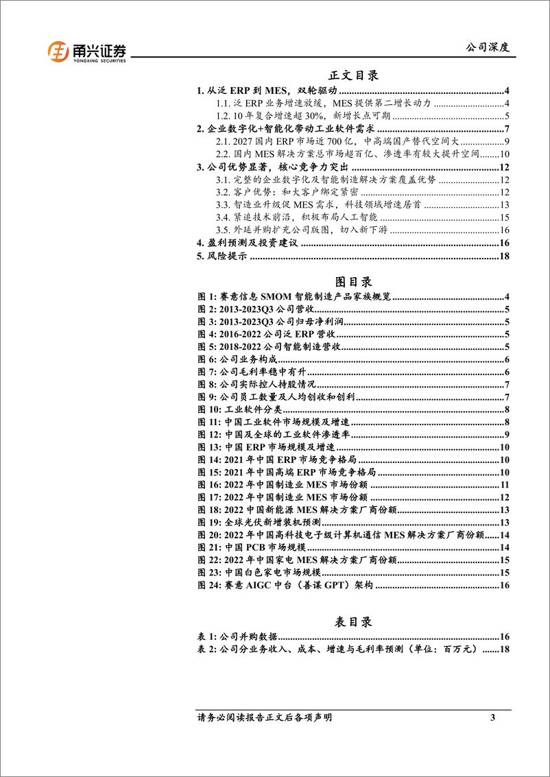 《赛意信息-300687.SZ-赛意信息首次深度覆盖：智能制造领军企业，两翼齐飞助力发展-20240424-甬兴证券-22页》 - 第3页预览图