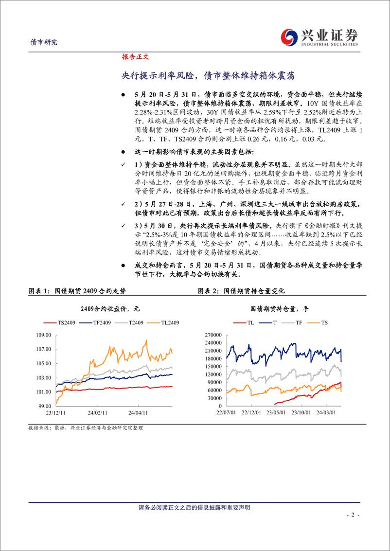 《国债期货策略：T和TL的波动可能放大，关注TF和TS的价值-240602-兴业证券-12页》 - 第2页预览图