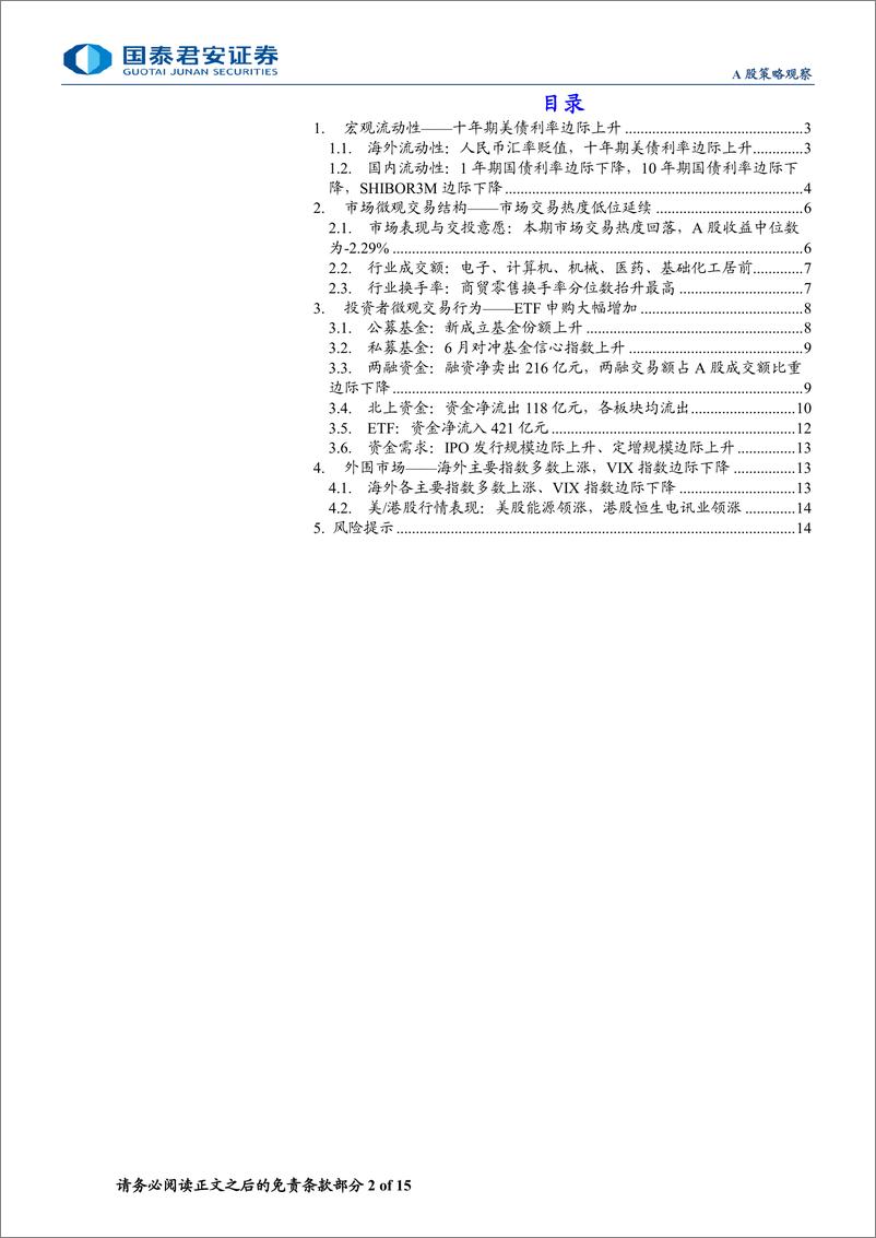 《全球流动性观察系列6月第3期：ETF资金成为主力流入-240704-国泰君安-15页》 - 第2页预览图