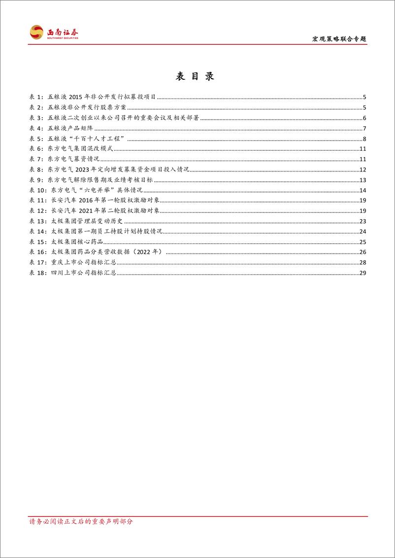 《国企改革系列专题之二：国改带动川渝上市央国企价值发现-20230829-西南证券-36页》 - 第5页预览图