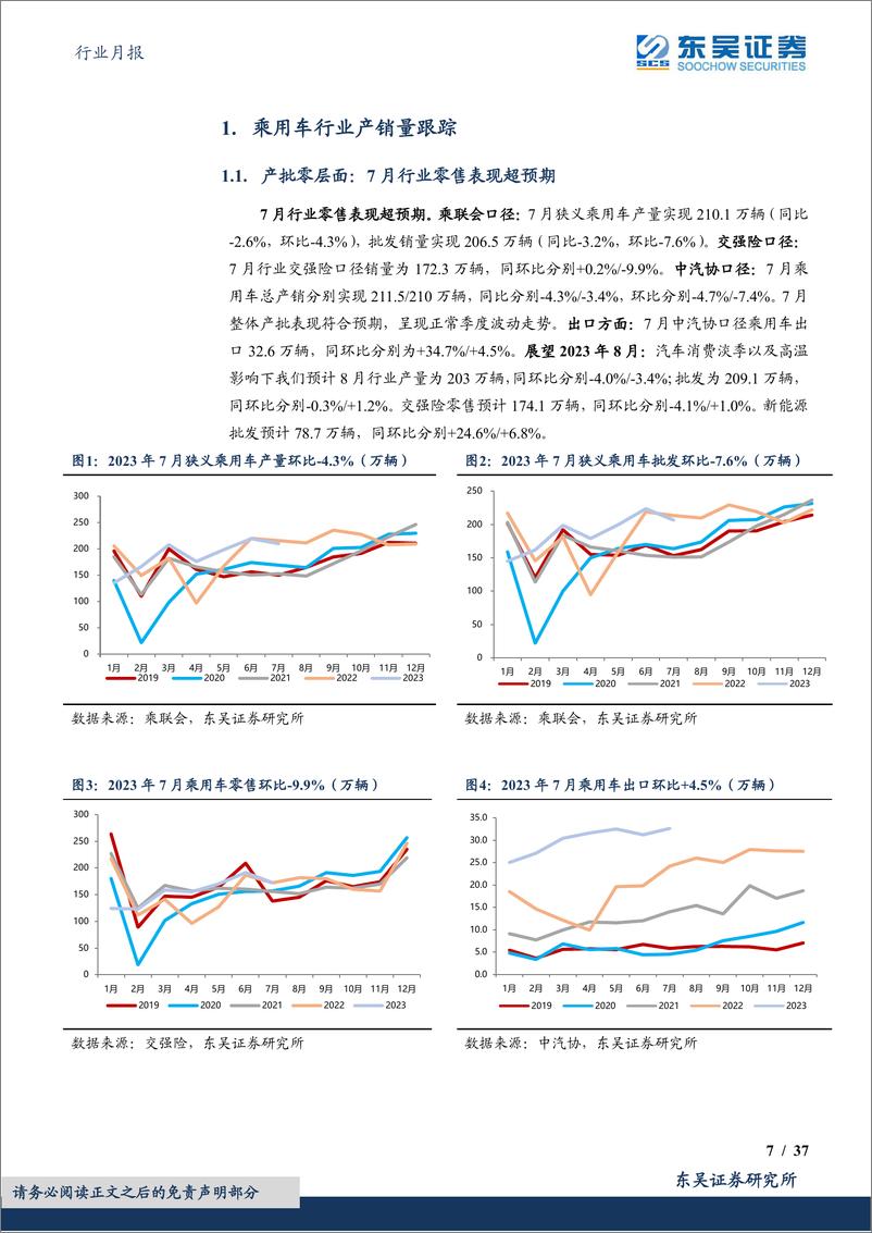 《汽车行业月报零部件8月月报：拥抱汽车智能化进程！-20230820-东吴证券-37页》 - 第8页预览图