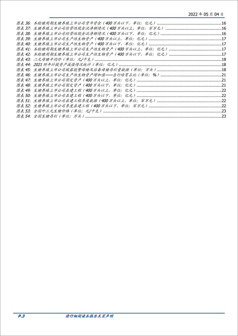 《农林牧渔行业生猪养殖：规模化趋势延续，深度亏损+资金压下静待周期反转-20220504-国盛证券-24页》 - 第4页预览图