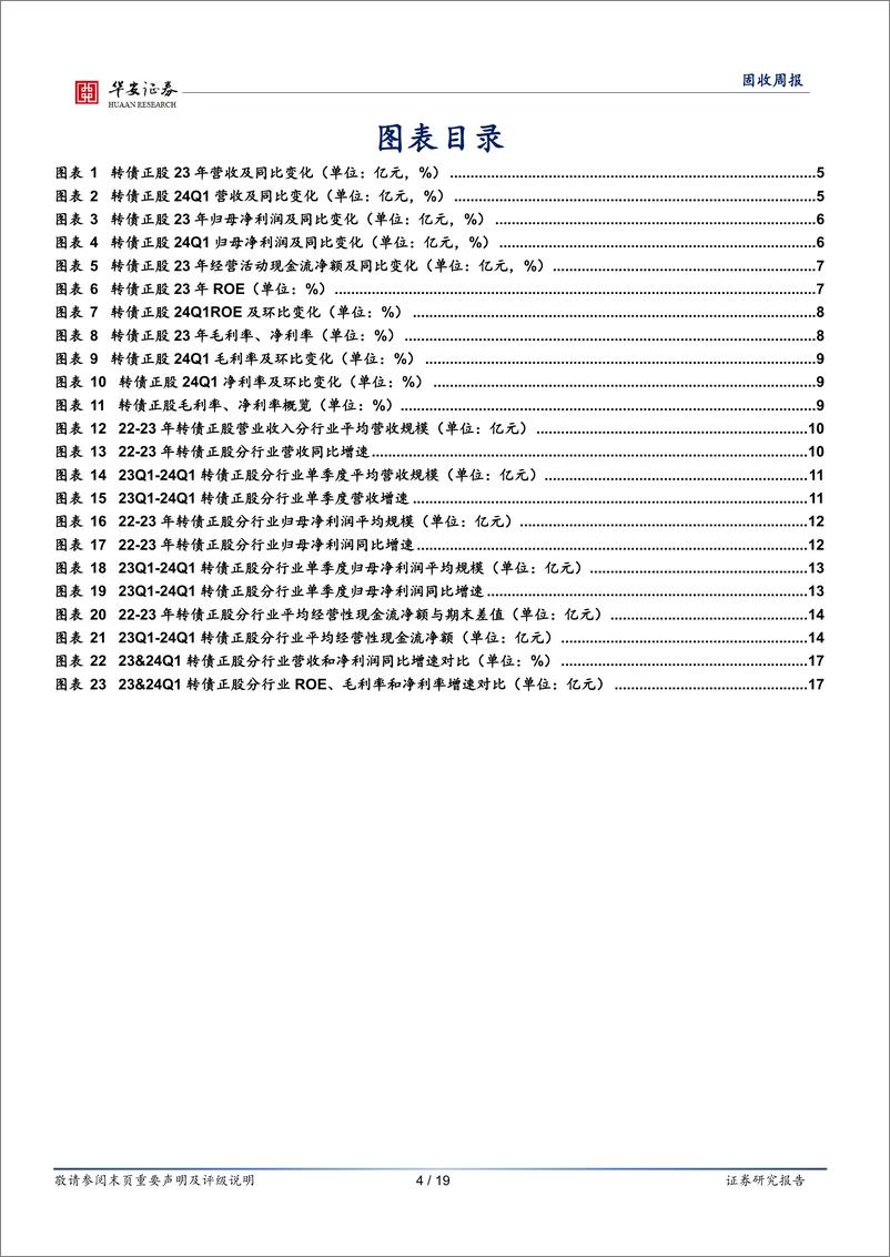 《转债：转债正股业绩刨析及后市研判-240518-华安证券-19页》 - 第4页预览图