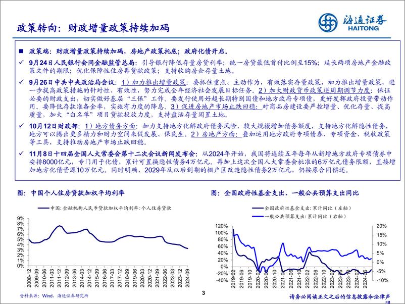 《工程机械行业：国内L型底部有望确认，出口景气度结构性改善-241216-海通证券-24页》 - 第3页预览图