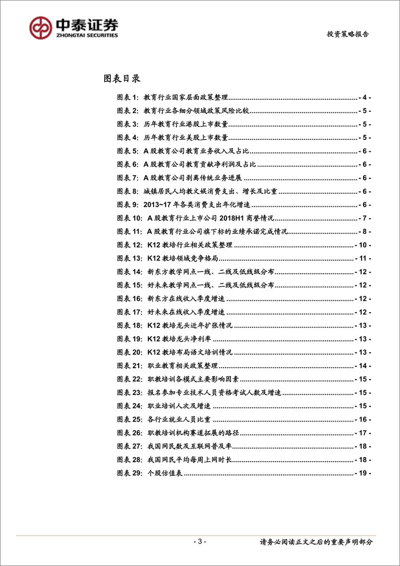 《教育行业2019投资策略：吹尽狂沙始到金-20190102-中泰证券-20页》 - 第3页预览图