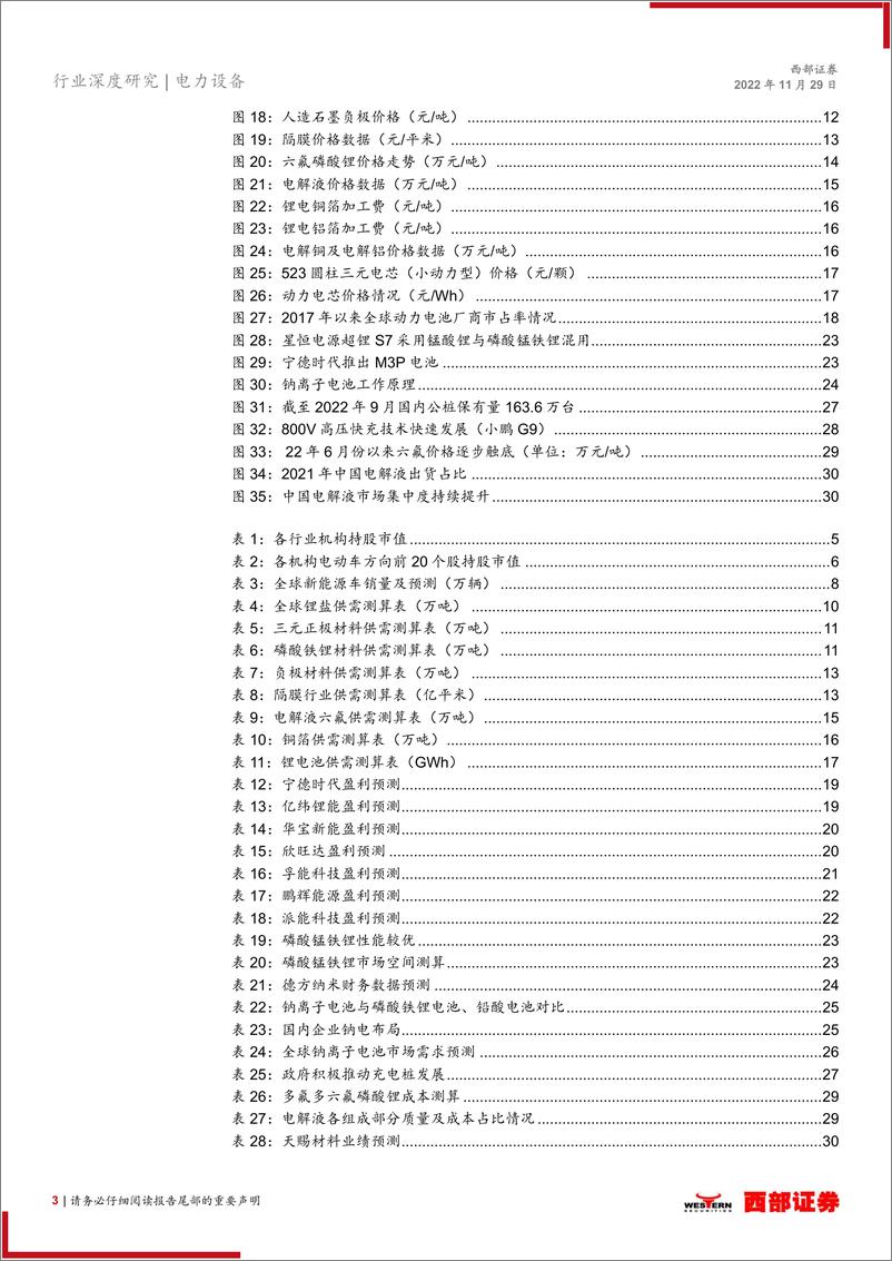 《电动车行业深度报告：电池盈利有望修复，关注新技术新方向-20221129-西部证券-32页》 - 第4页预览图