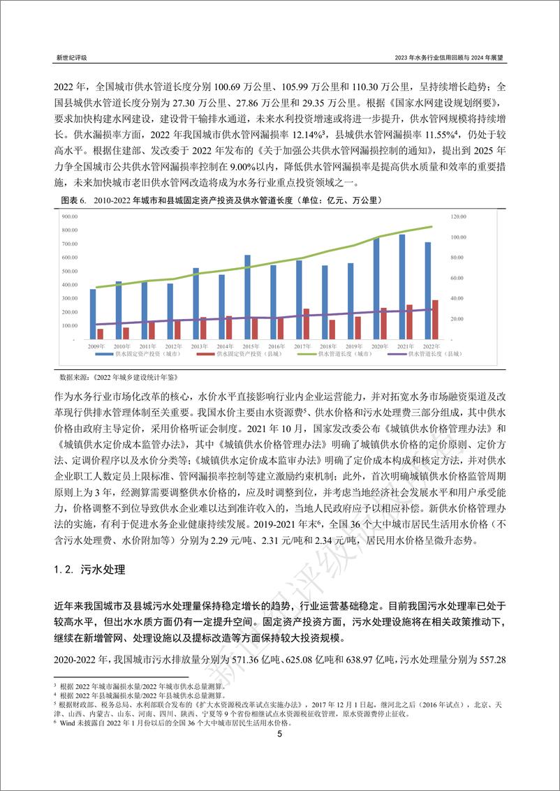 《新世纪评级：2023年水务行业信用回顾与2024年展望报告》 - 第5页预览图