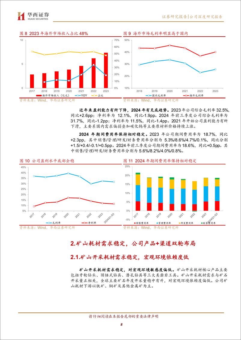 《新锐股份(688257)被低估的出口型矿山耗材隐形冠军-241227-华西证券-20页》 - 第8页预览图