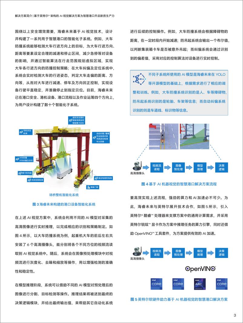 《英特尔_intel__基于英特尔®架构的AI视觉解决方案-为智慧港口开启新质生产力》 - 第3页预览图