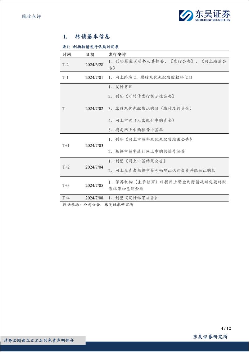 《固收点评：利扬转债，集成电路测试领域领先企业-240703-东吴证券-12页》 - 第4页预览图