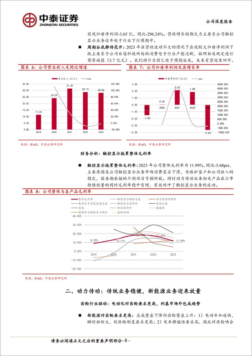 《蓝黛科技(002765)动力传动%2b触控显示双轮驱动，乘汽车智能电动化东风再启航-240524-中泰证券-19页》 - 第6页预览图