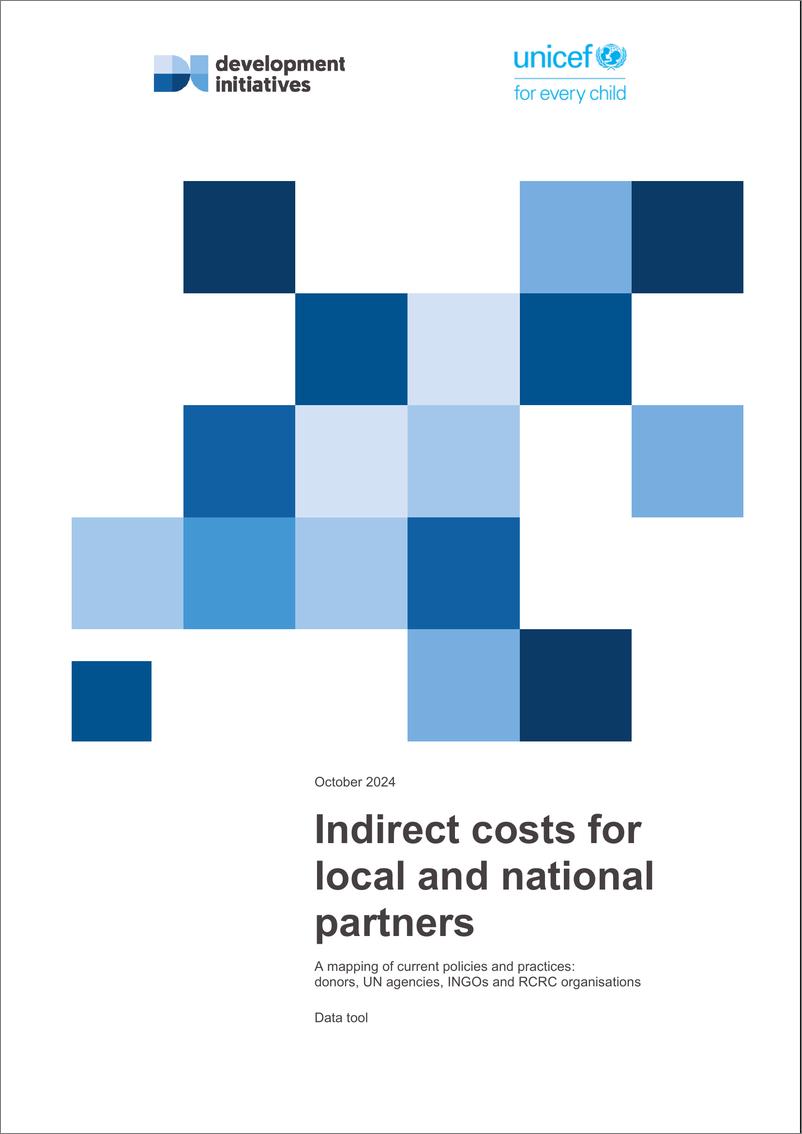 《Devinit-地方和国家合作伙伴的间接成本：政策和实践映射（英）-2024.10-17页》 - 第1页预览图