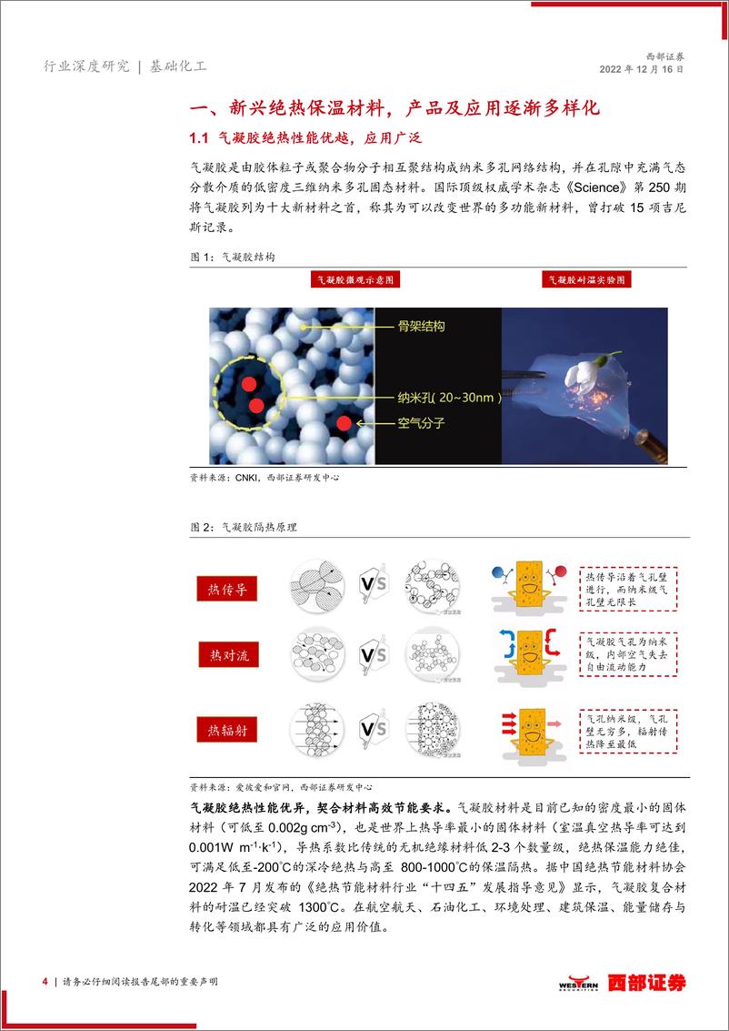 《气凝胶行业专题报告：气凝胶供需齐发力，碳中和助力渗透加速-20221216-西部证券-19页》 - 第5页预览图