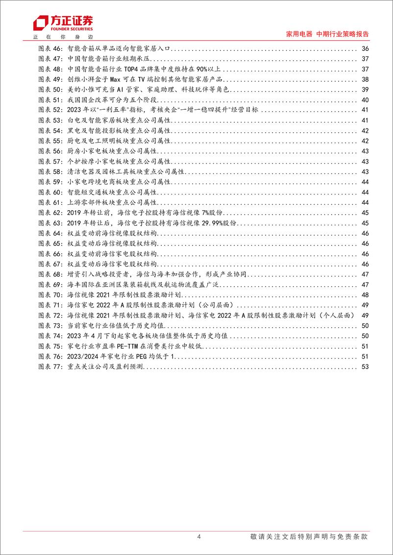 《家用电器中期行业策略报告：寻找内外销市场结构性亮点，AI赋能与国企改革注入增长新动力-20230702-方正证券-55页》 - 第5页预览图